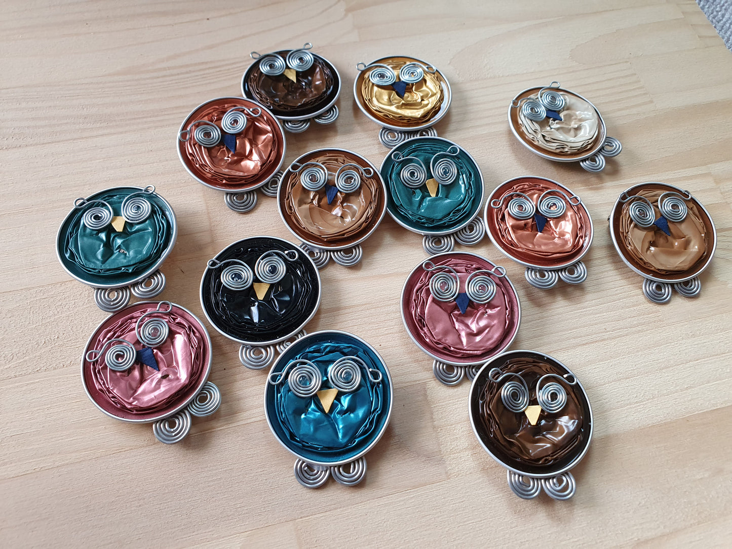 ** Brosa handmade "Bufnita” by Pravalia Creativa