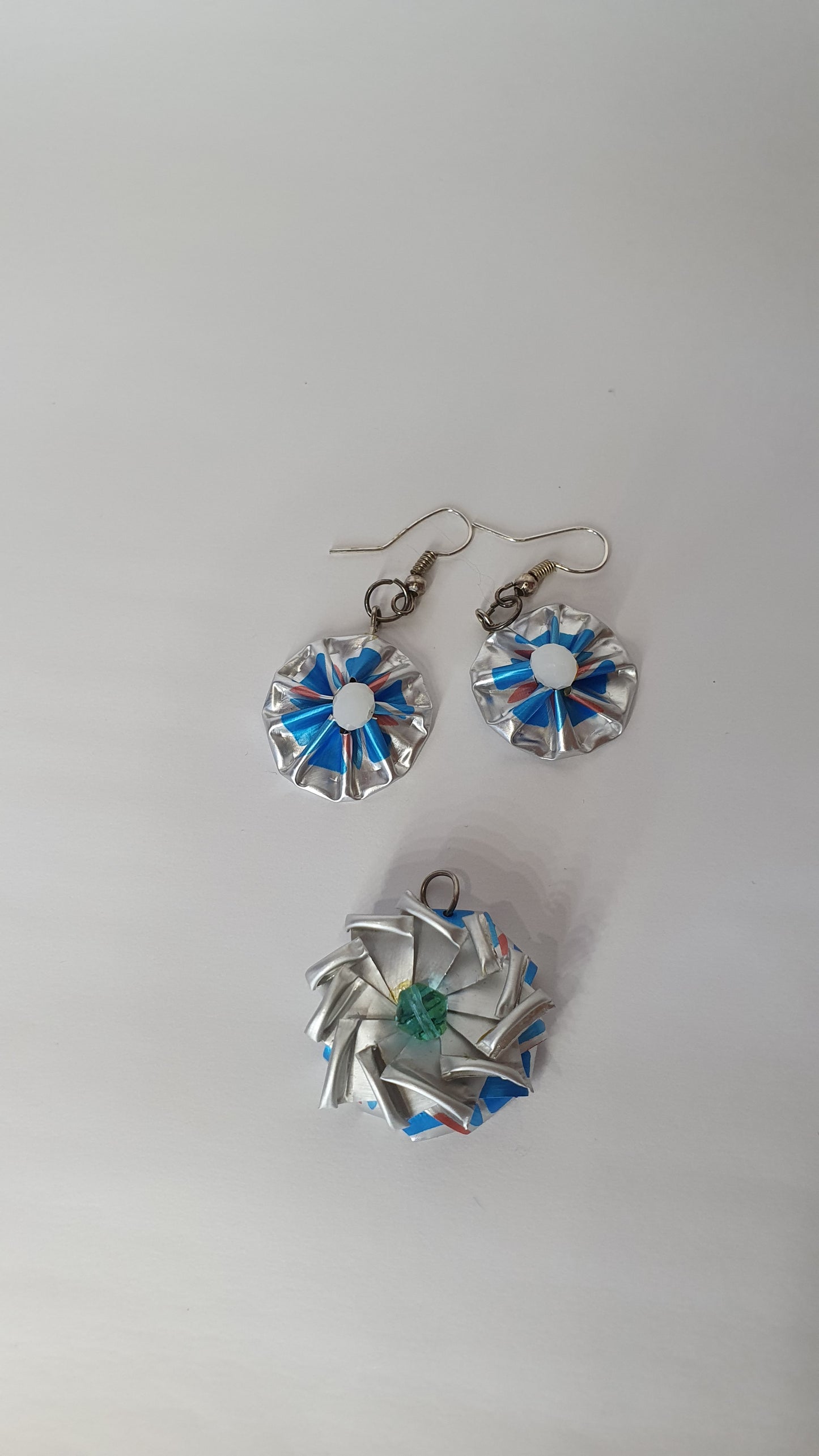 ** Set Cercei & Brosa/Pandantiv din capsule de cafea _diferite modele by Pravalia Creativa