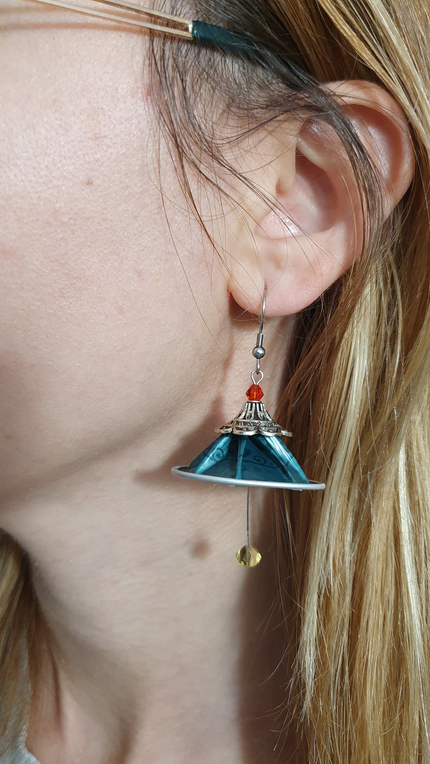 ** Cercei Fantasy din capsule de cafea by Pravalia Creativa